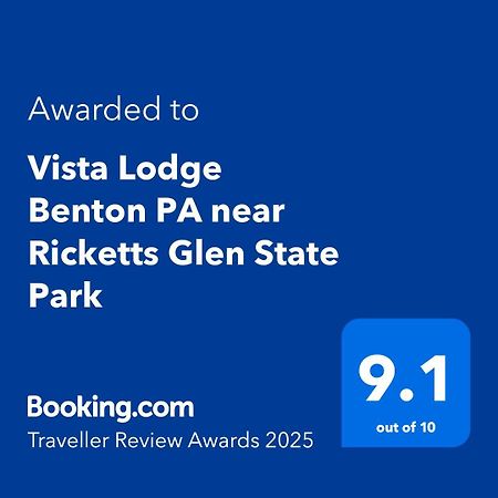 Vista Lodge Benton Pa Near Ricketts Glen State Park エクステリア 写真